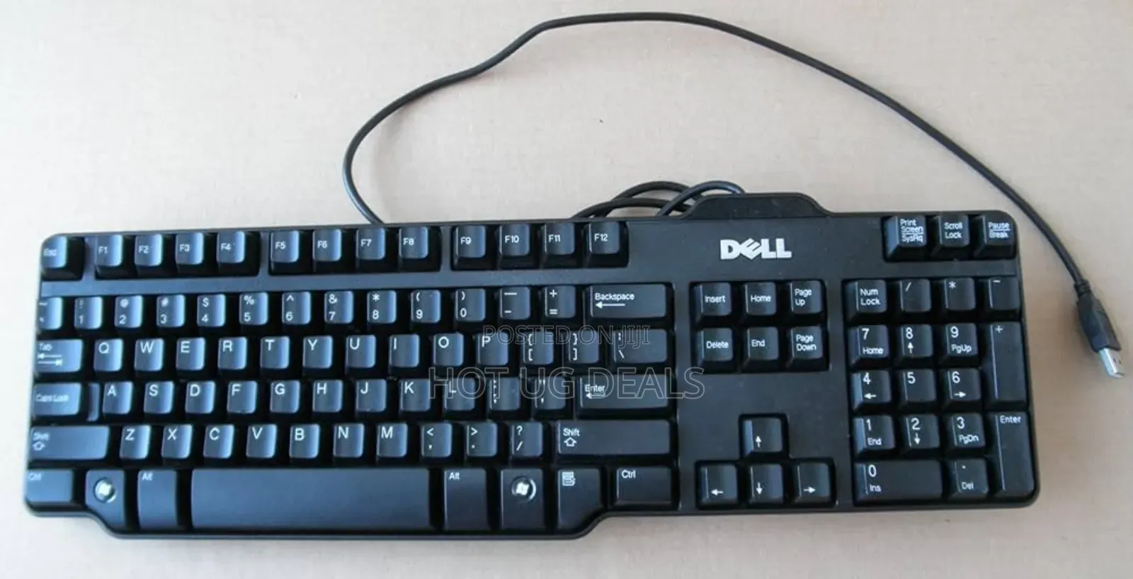 Dell 104 -usb Wired Keyboard' - Black