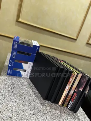 Ps4 Slim Console 1 Pad Chipped 10 Games