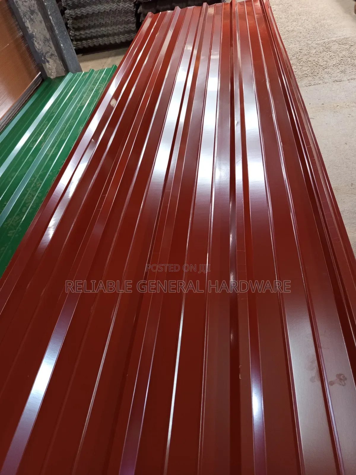Supereco Ironsheets Brick Red G.28 Roofings