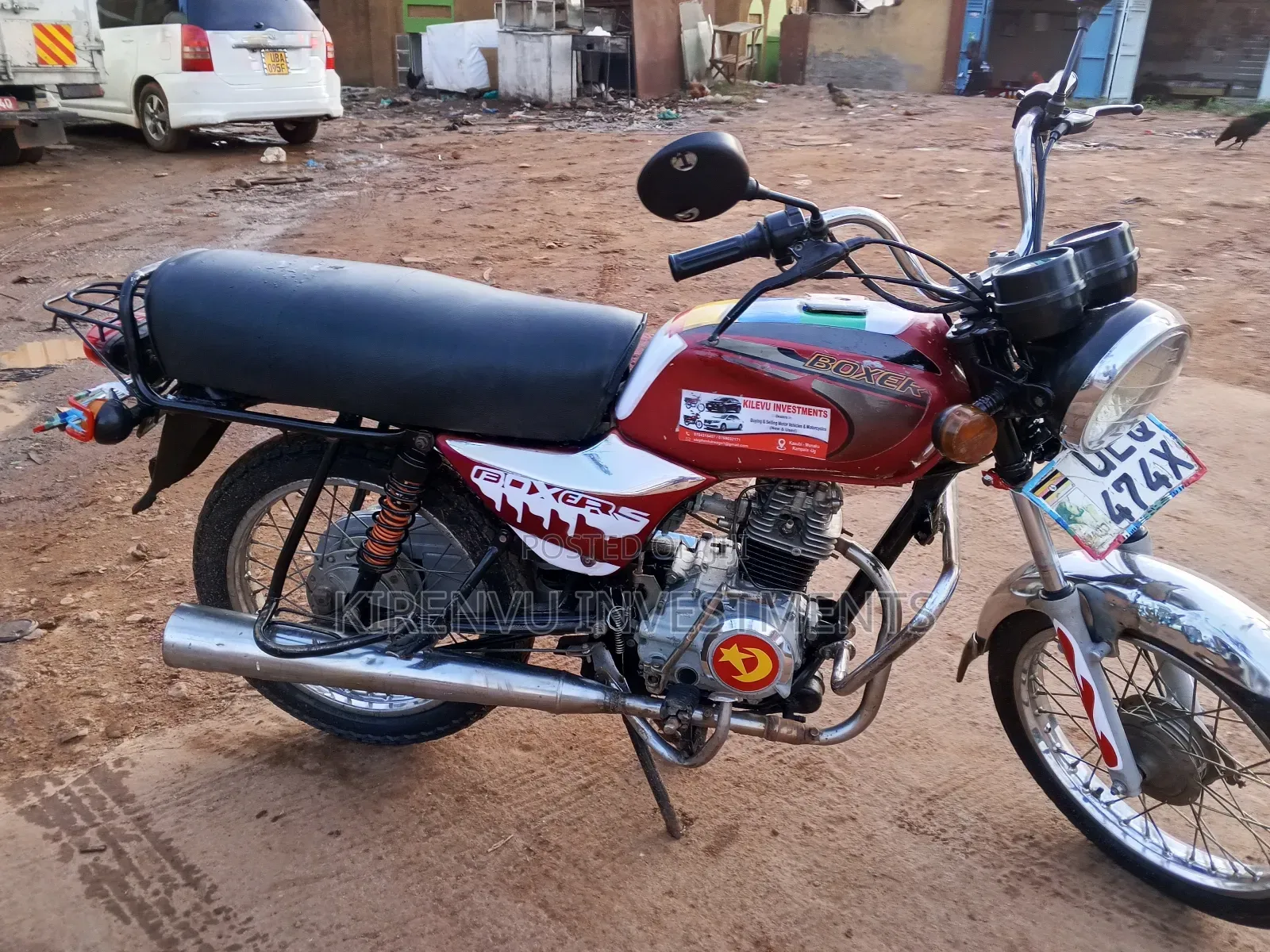 Bajaj Boxer 100 2017 Red