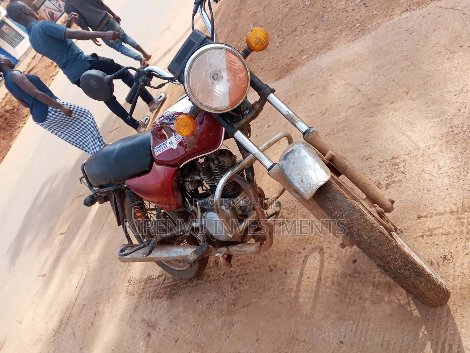 Bajaj Boxer 100 2016 Red