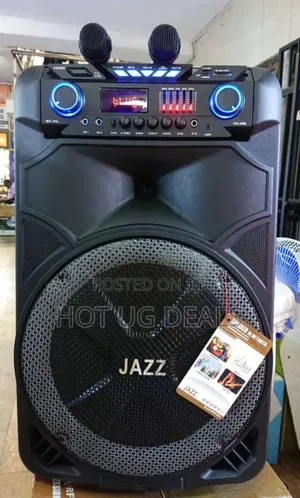 15-inch Jazz  Bluetooth Rechargeable Speaker System With Fm, Usb,