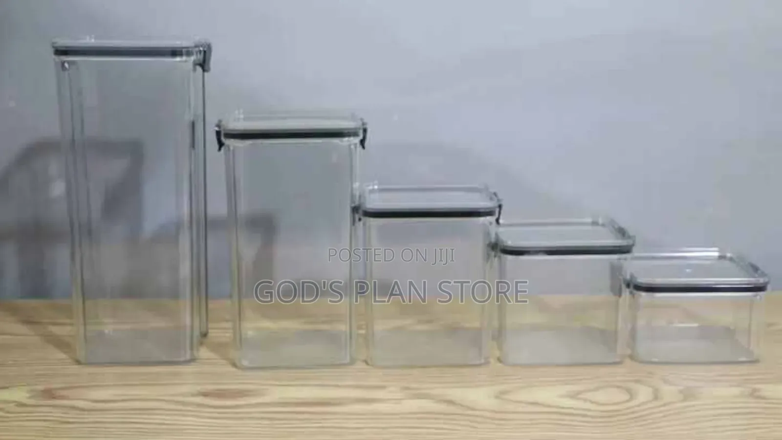 Airtight 6pcs Food Storage Containers Food Storage Jars