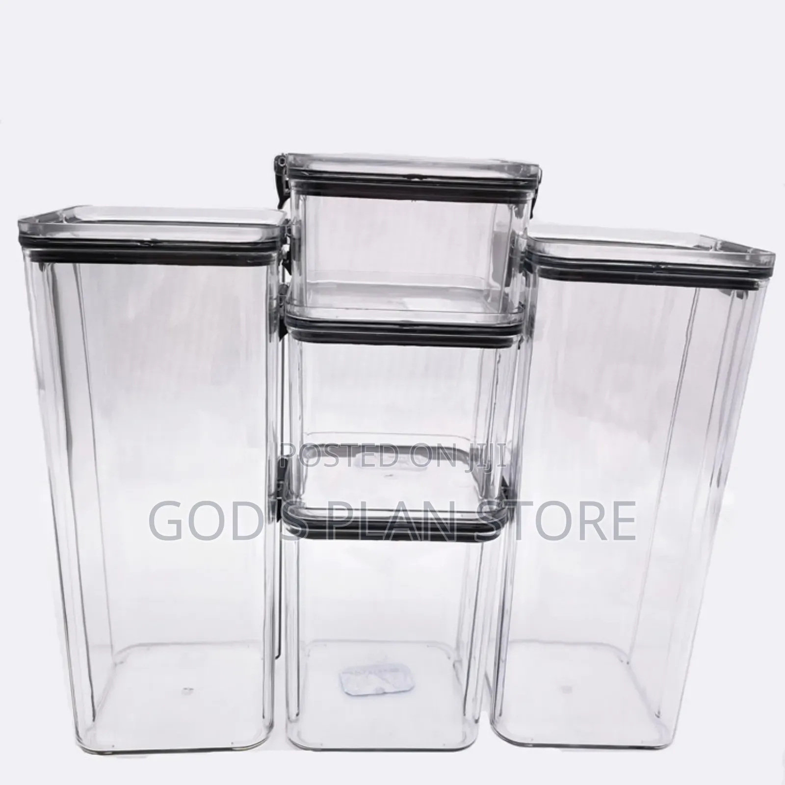Airtight 6pcs Food Storage Containers Food Storage Jars