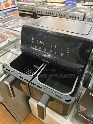 8.6ltrs Hisense Digital Dual Airfryer With a Touch Control Panel