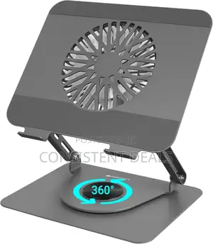 Rotatable Laptop Metal Stand, Upto 17 Inch