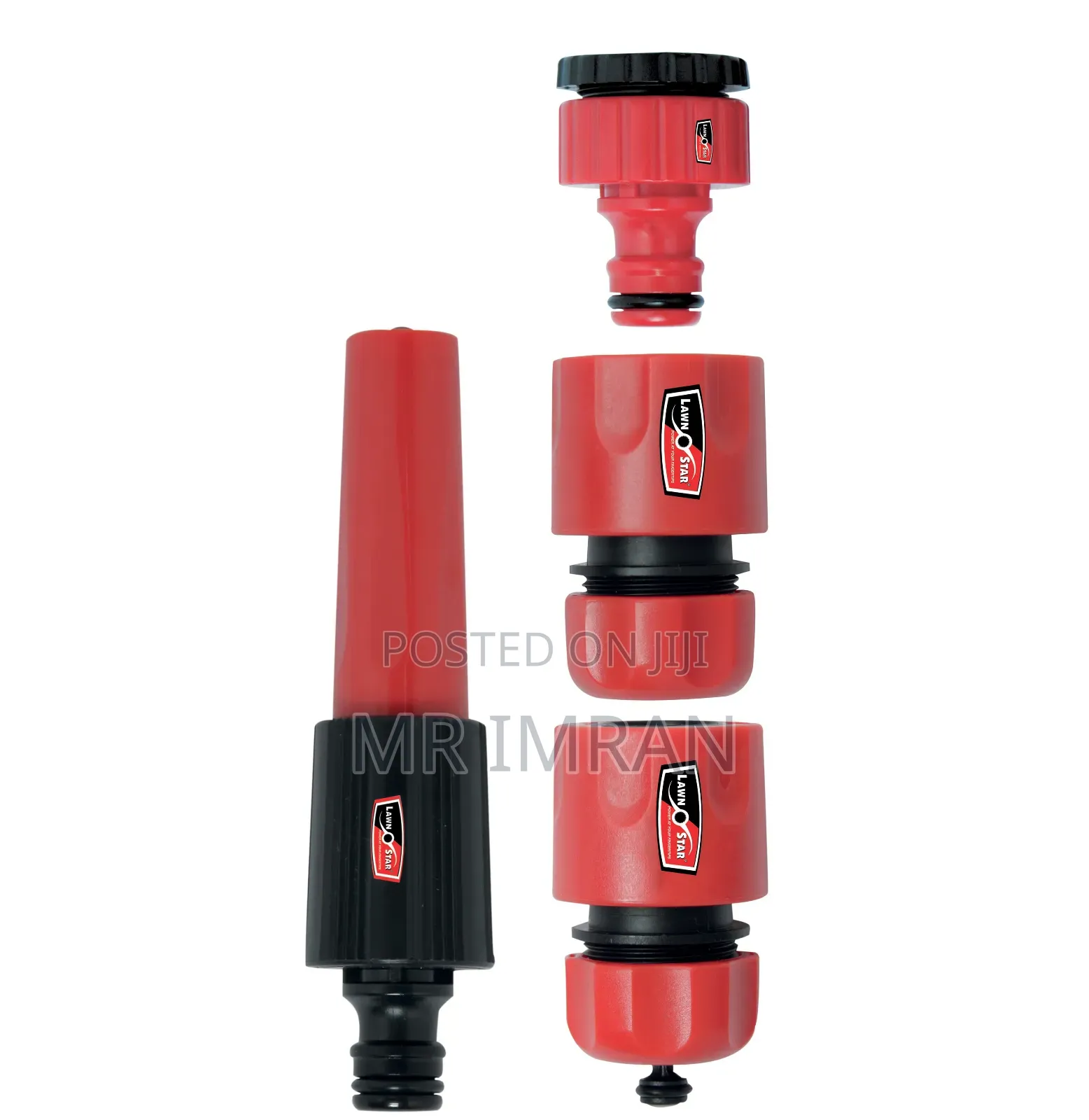 Adjustable Hand Nozzle 3 Piece Connector Set