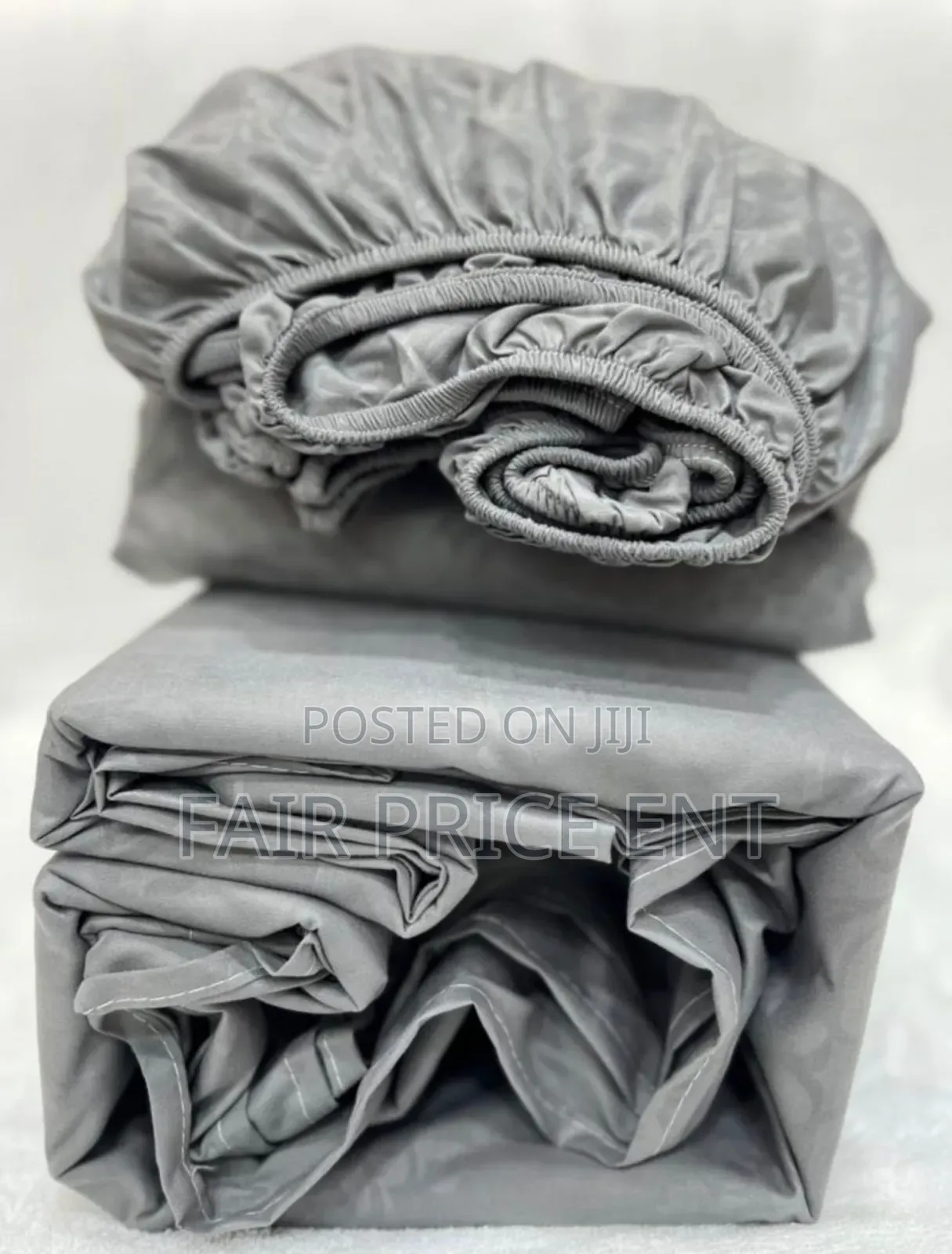 Pure Cotton Bedsheets. 6*6 5*6.( Gray)