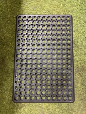 Black Rubber Doormat