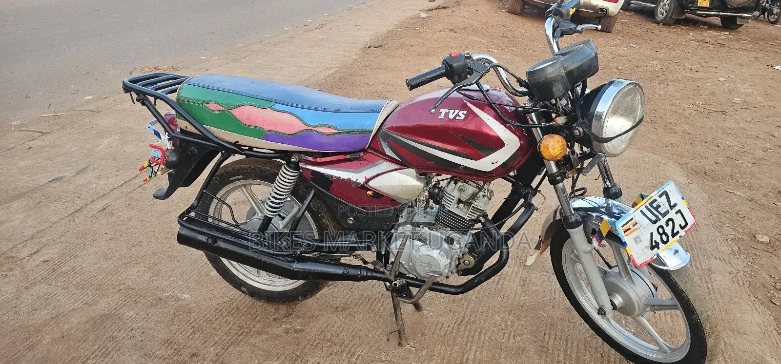 TVS HLX 125 2018 Red