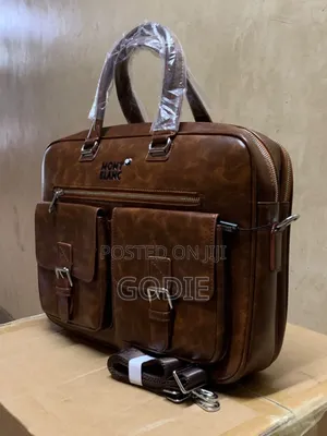 Montblanc Branded Laptop Business Briefcase.