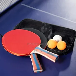 Ping Pong Paddle Set Includes 2 Rackets,3 Table Tennis Rackets