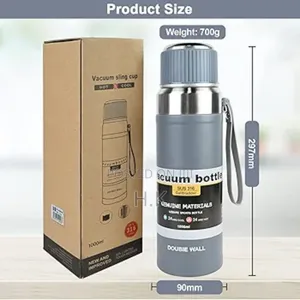 Stainless Steel Water Bottle, 1000 Ml