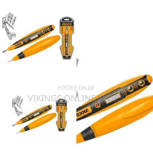 Ingco Hsdt2201 Digital Tester Pencil Dc and Ac Tester - Orange