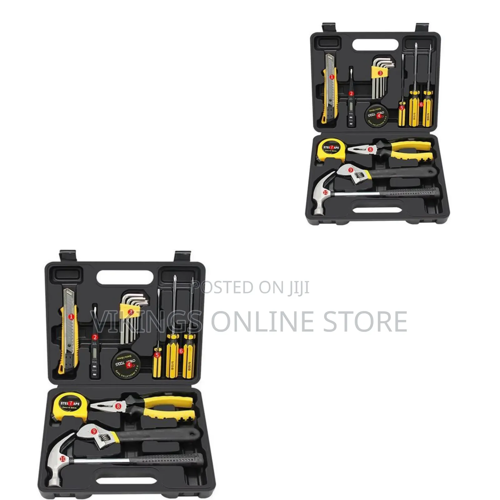 Mythco 16 Piece Tool Set General Household Hand Kit With Plastic Tool