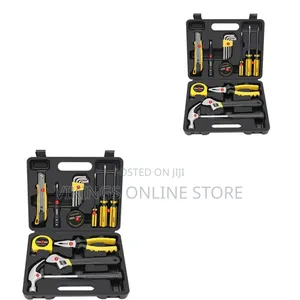 Mythco 16 Piece Tool Set General Household Hand Kit With Plastic Tool