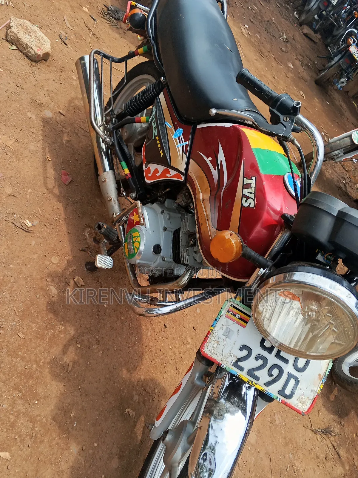 TVS XL 100 2018 Red