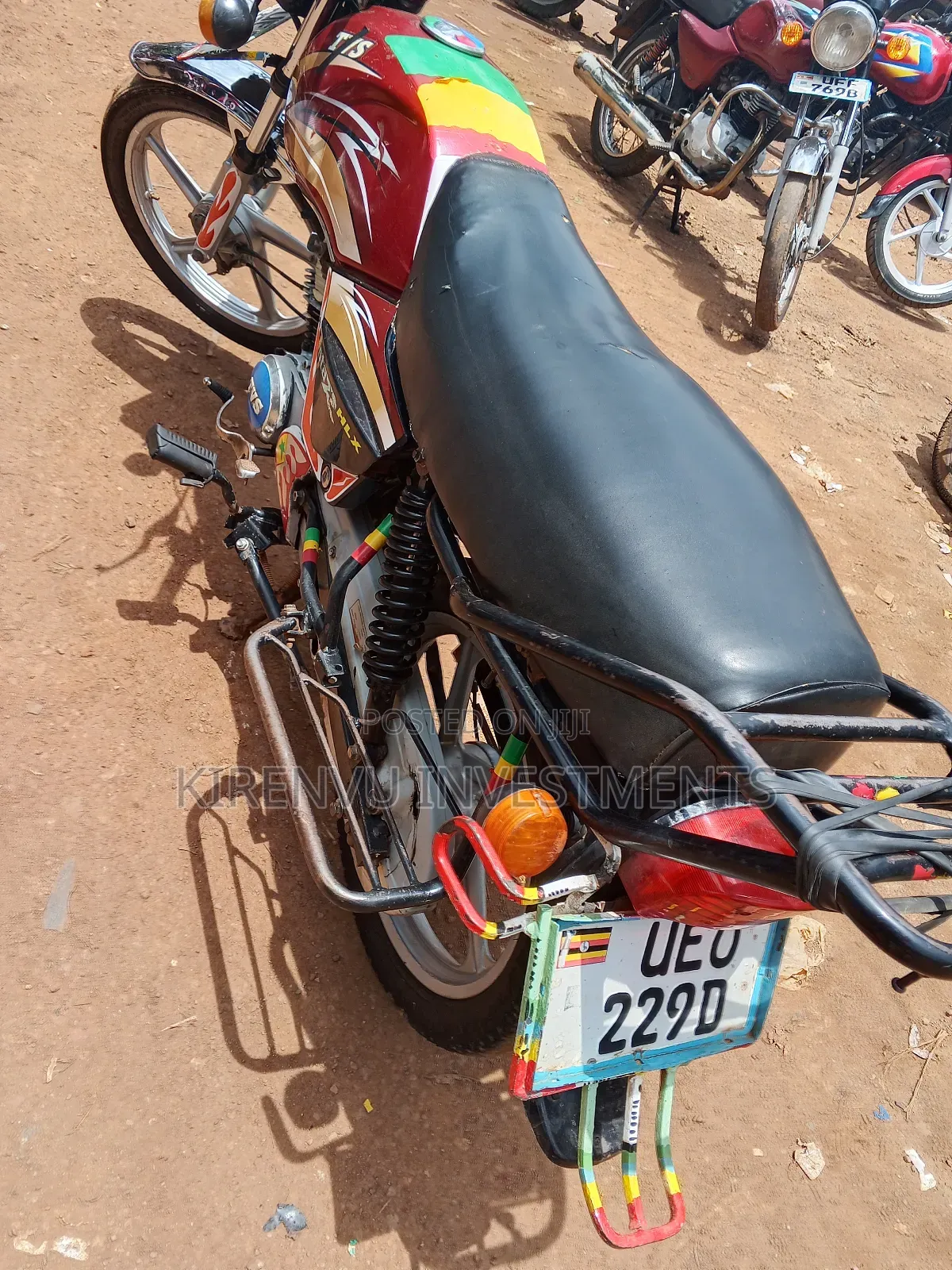 TVS XL 100 2018 Red
