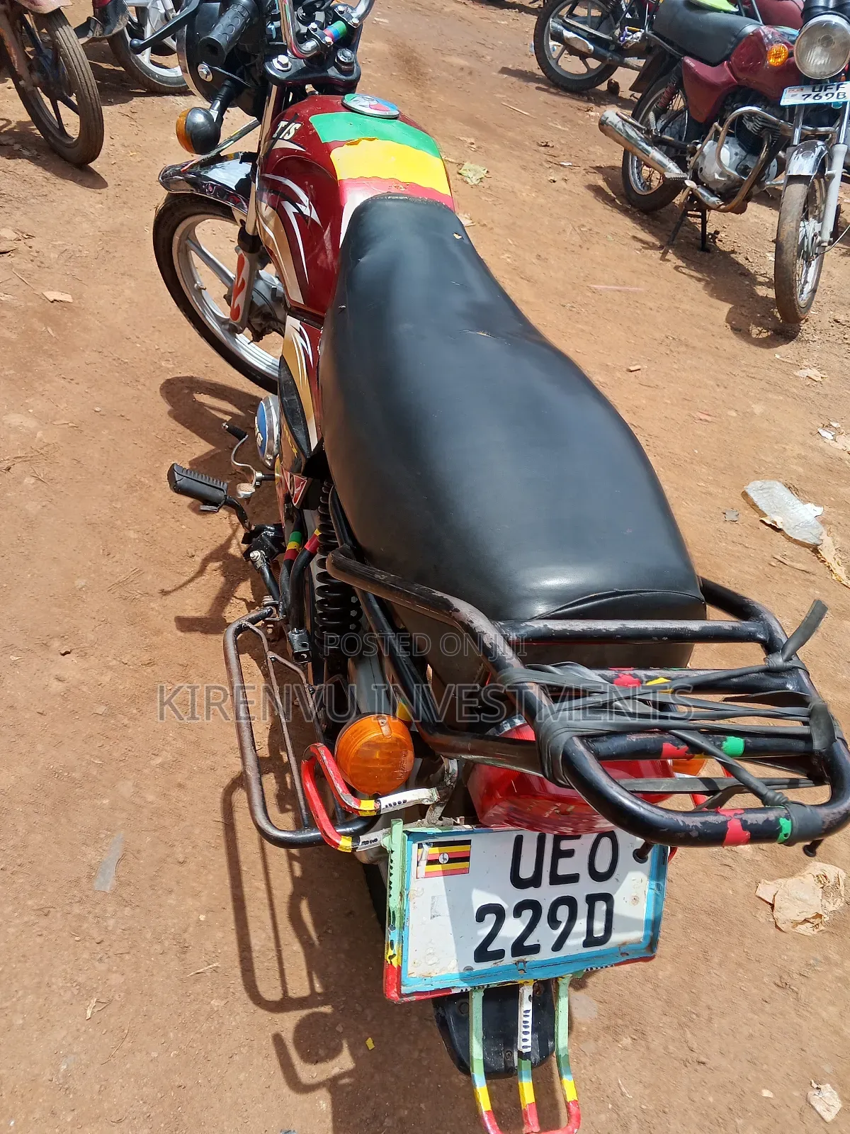 TVS XL 100 2018 Red