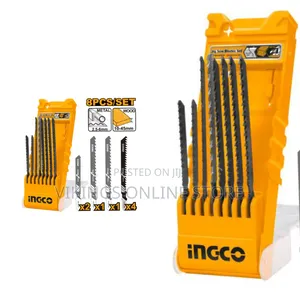 Ingco Akd8088 - 8 PCS Jig Saw Blades Set -Orange