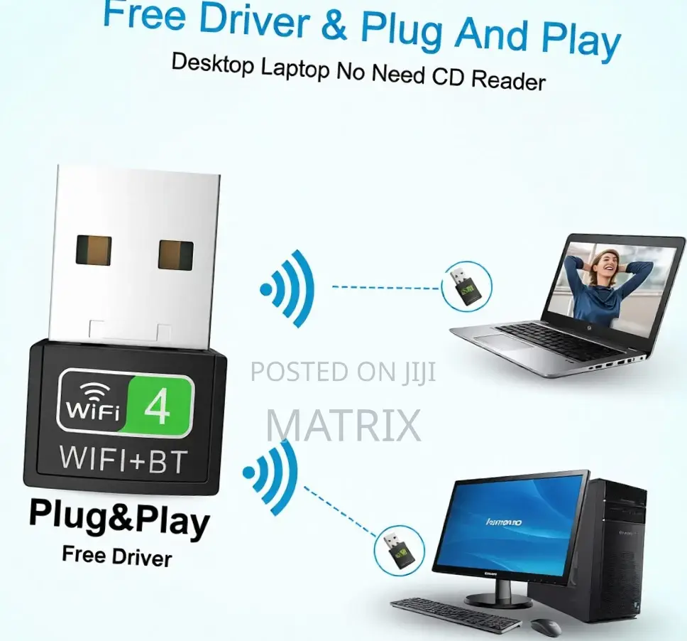 2in1 Usb Bluetooth Wifi Wireless Adapter Wifi Bluetooth