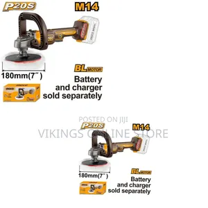 Ingco 20v M14 Lithium-Ion Polisher 180mm (Body Only) Cordless 3in1