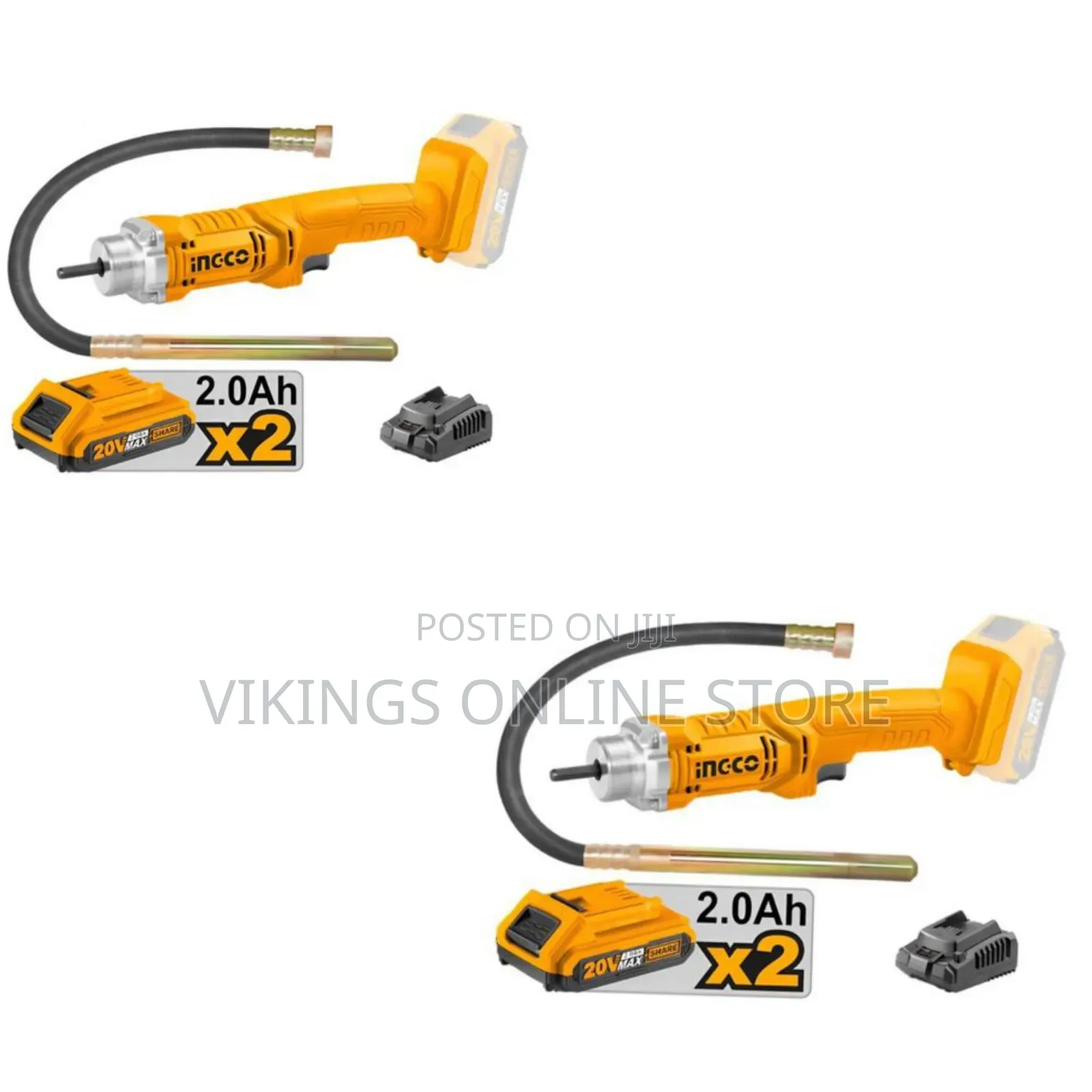 Ingco Ccvli202301 Cordless Concrete Vibrator