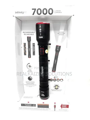 Usa Infinity X1 Dual Power Flashlight With Adjustable Focus| Heat Lock