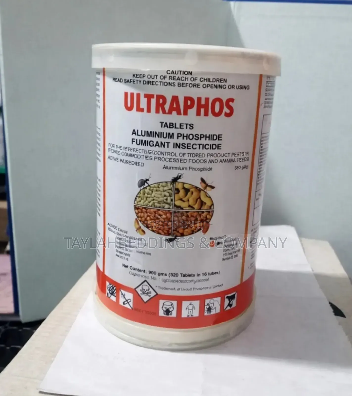 Ultraphos Fumigant Tablets Container, Professional Grade Pest Control