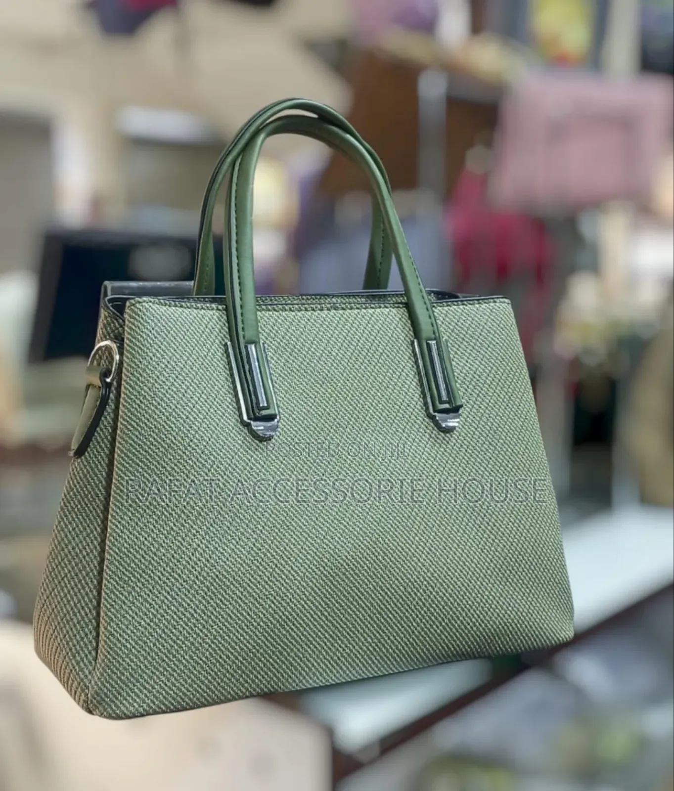 Pure Leather Ladys Classic Bag- Multicolor