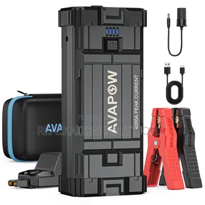 Usa Avapow Car Jump Starter, 4000a Peak Battery Jump Starter