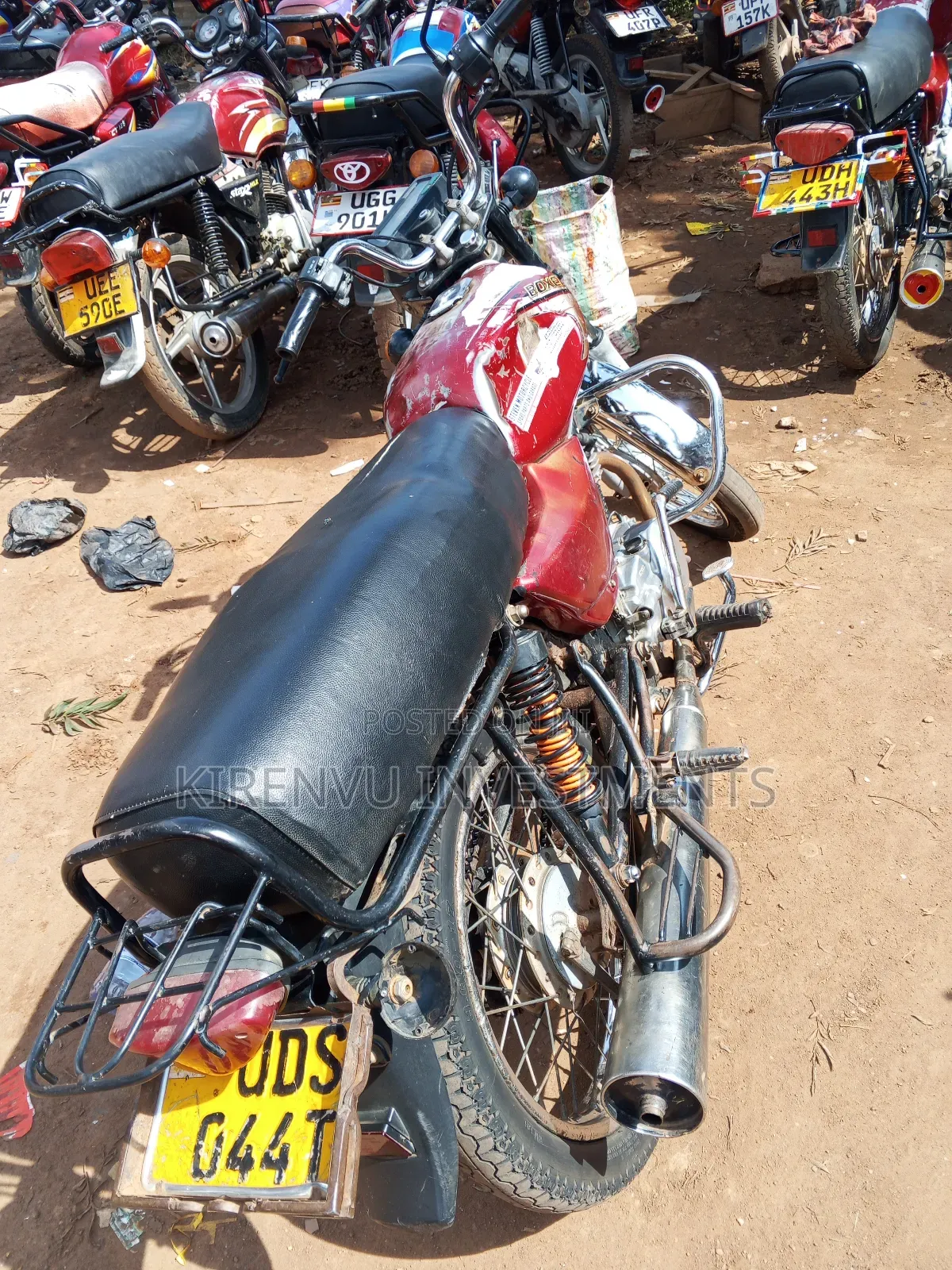 Bajaj Boxer 100 2018 Red