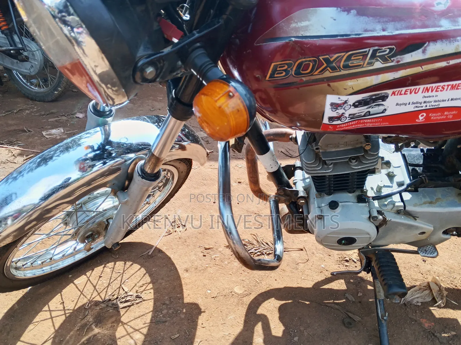 Bajaj Boxer 100 2018 Red