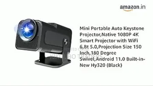 Mini 720p Portable Projector With Wifi/Bluetooth//Hdmi Android