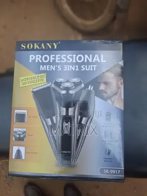 Sokany Men's 3 in 1 Grooming Kit, Clipper, Beard Shaver, Nose Trimmer