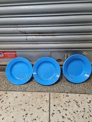 Round Deep Plastic Plates Plastic Plates 120pcs