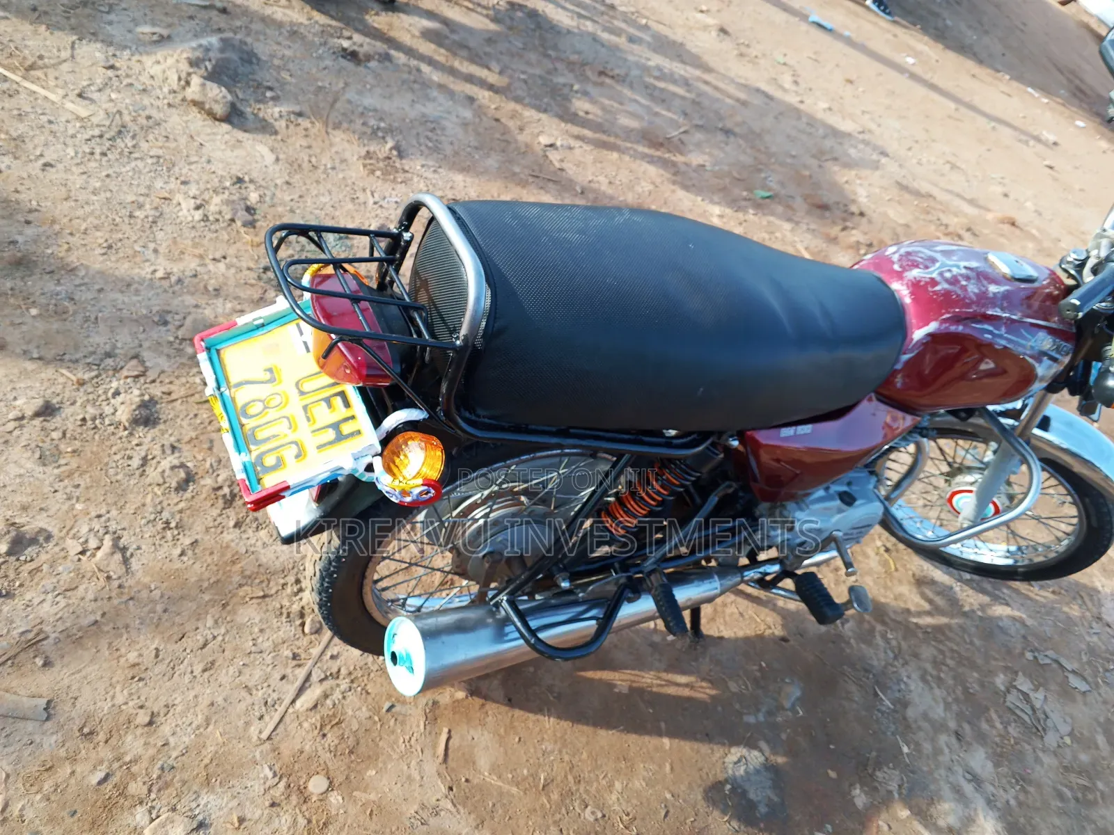 Bajaj Boxer 100 2017 Red