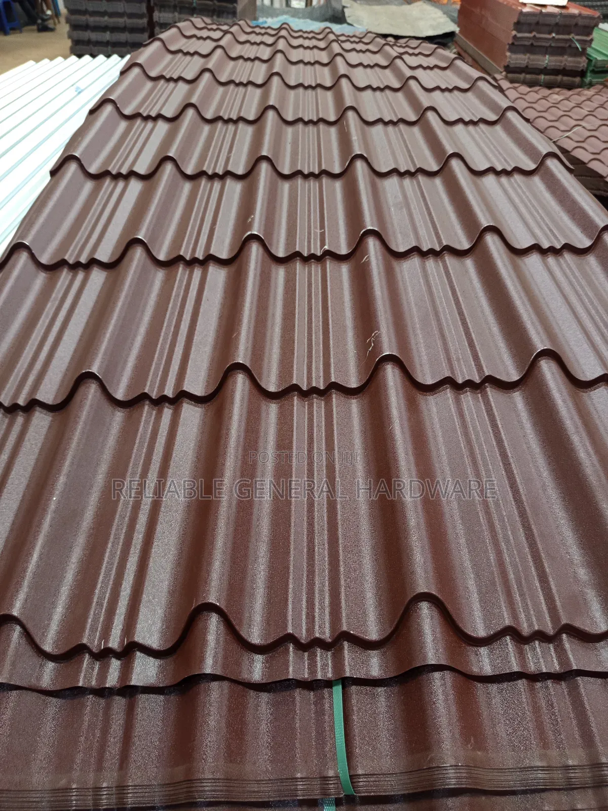 Supertile Iron Sheets Chocolate Mat G.28 Roofings