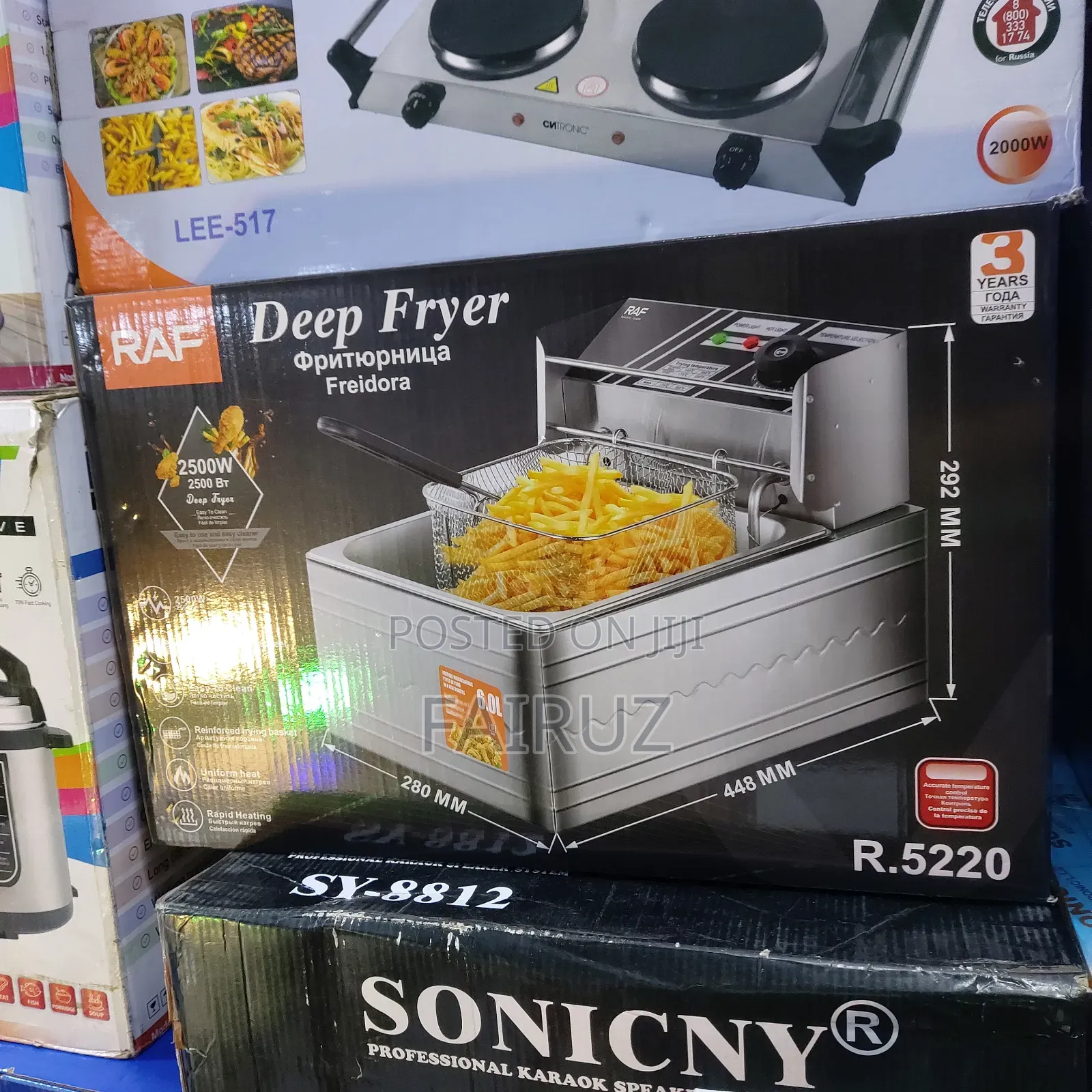 Raf 6 Litres Deep Fryer