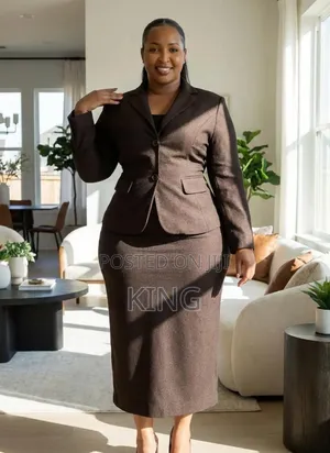 Long Skirt Office Suit