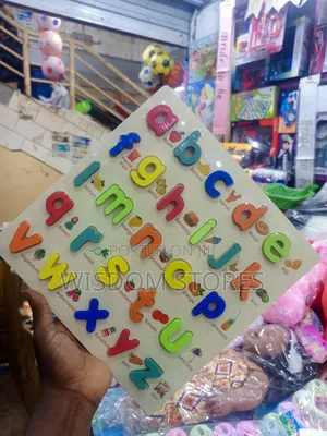 Wooden Alphabet Puzzle Board