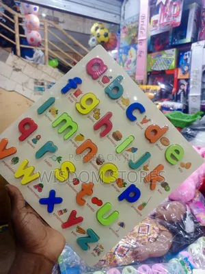 Wooden Alphabet Puzzle Board
