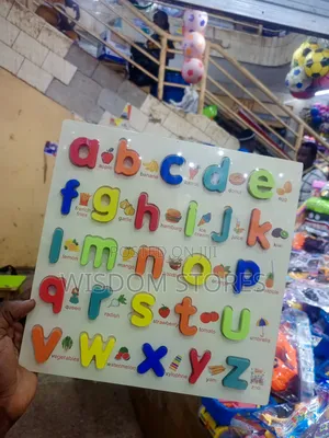 Wooden Alphabet Puzzle Board