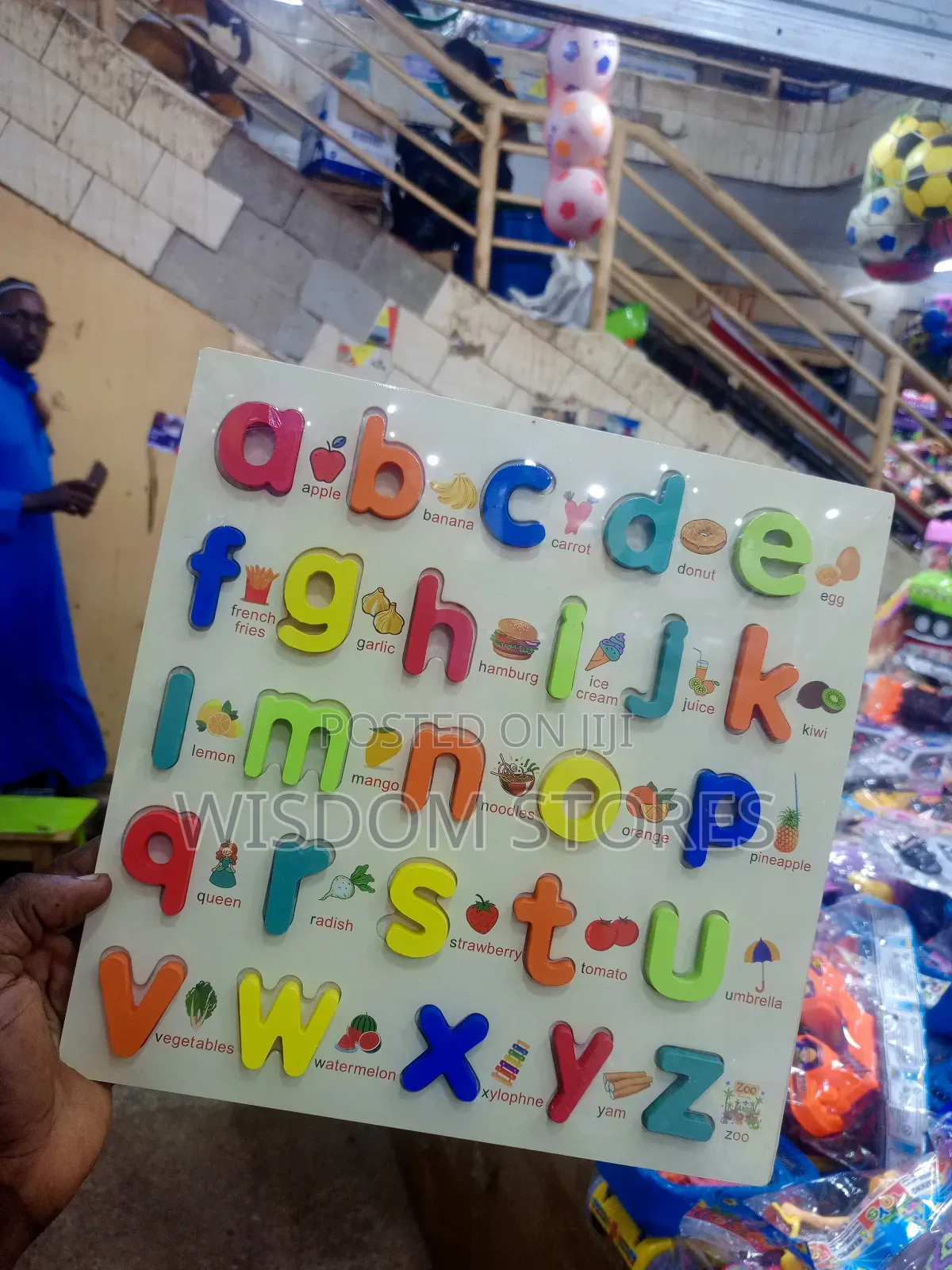 Wooden Alphabet Puzzle Board