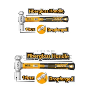 Ingco Hbph18816 - Ball Pein Hammer - Orange