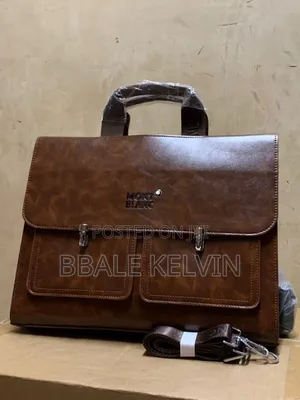 Mont Blanc Leather Business Bag