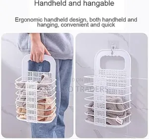Wall Mounted Laundry Storage Basket Lightweight Laundry Basket