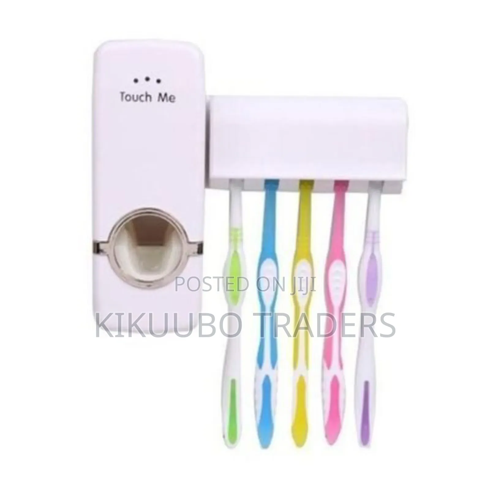 Automatic Toothpaste Dispenser and 5 Toothbrush Holder