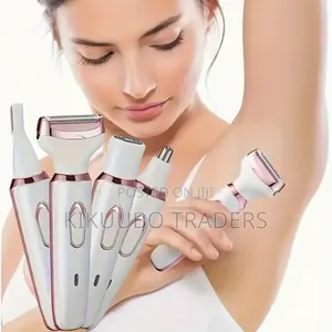 Cordless 4 in 1 Electric Lady Shaver Rechargeable Razor Trimmer