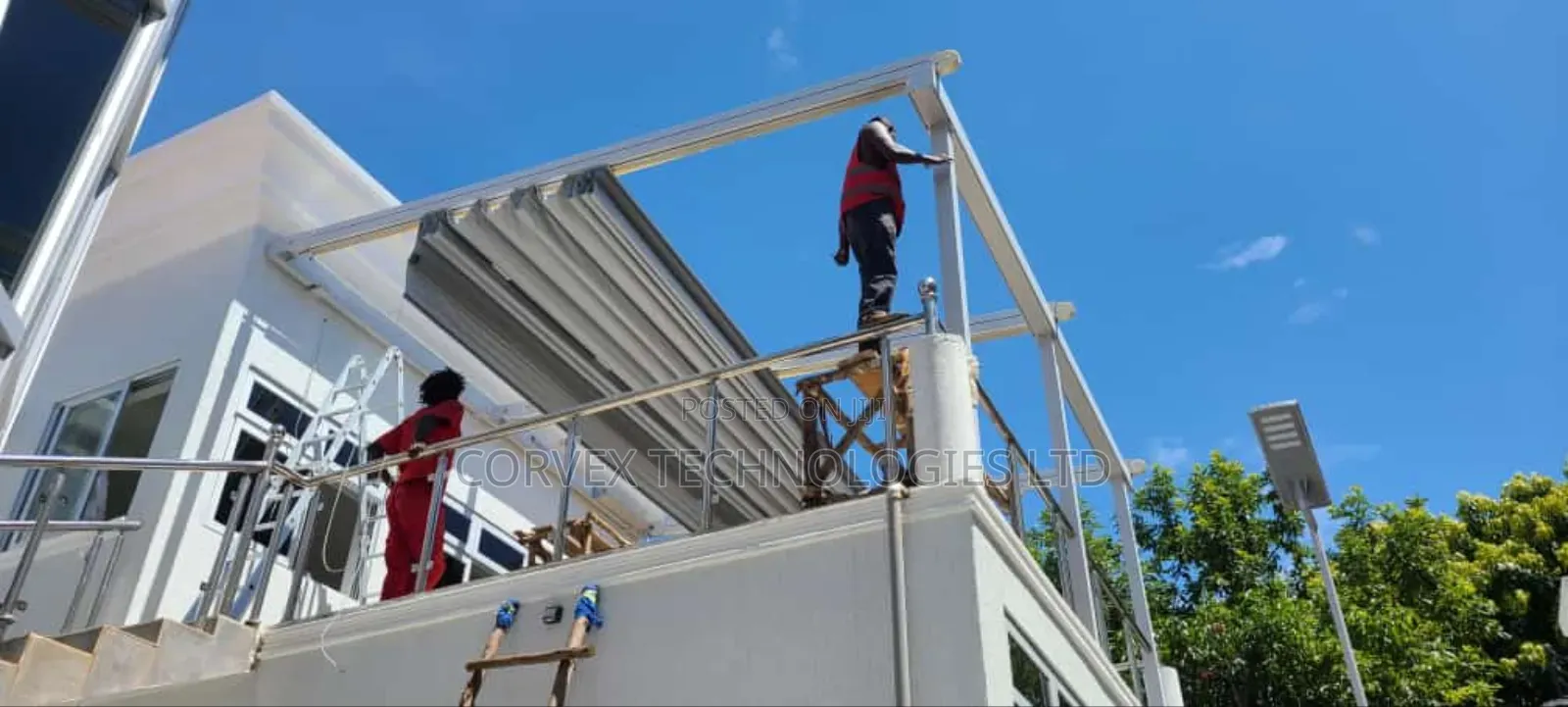Automatic Retractable Pergola